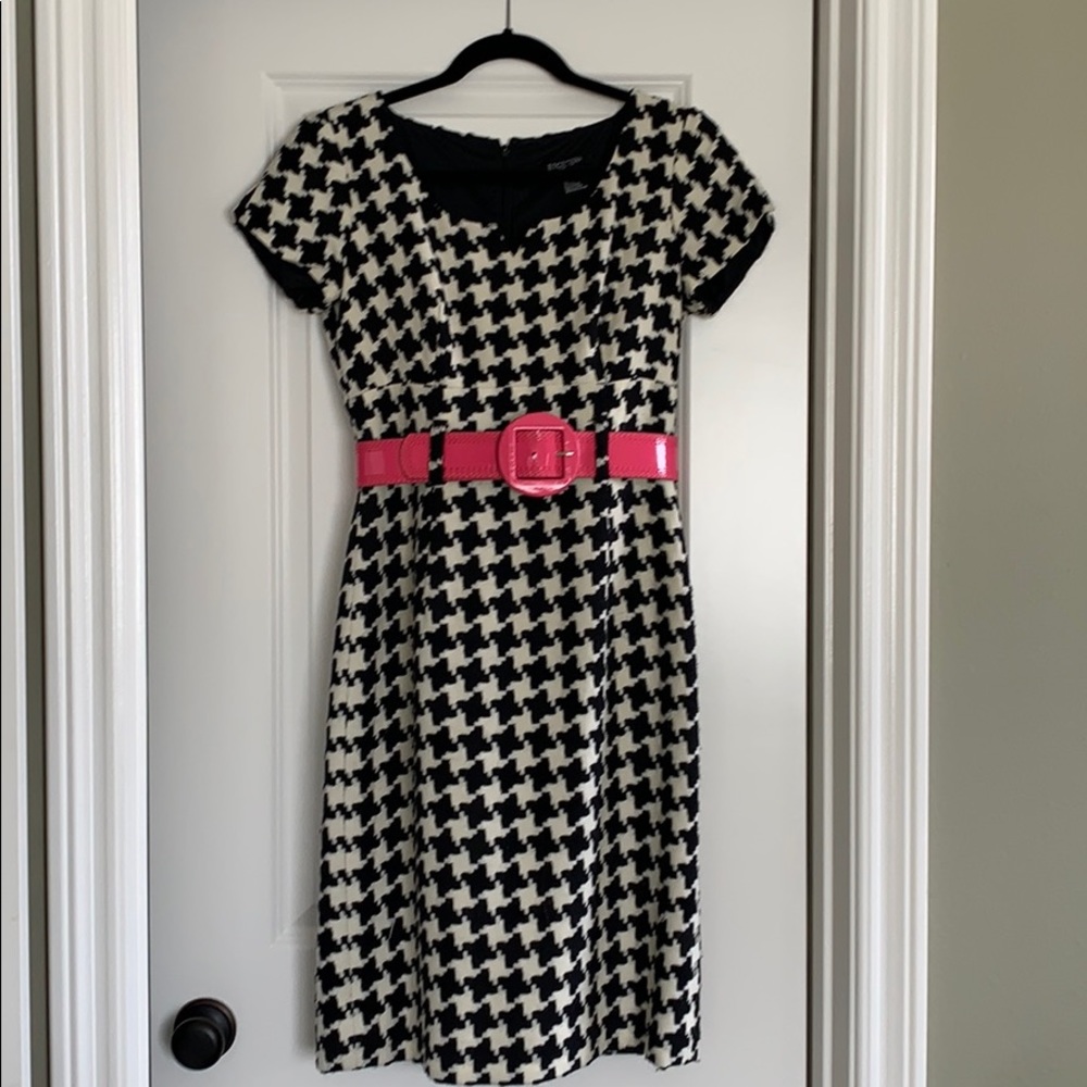 Houndstooth spring dress